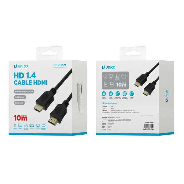 Cable HDMI Unico HD9155M