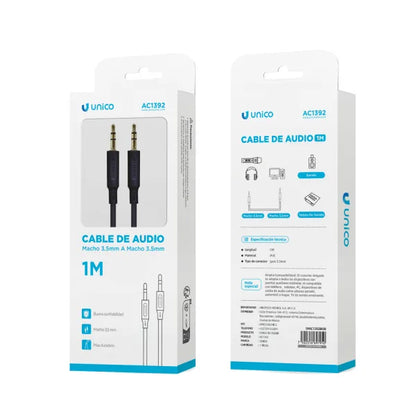 Cable de Audio 3.5 a 3.5 Unico AC1392M