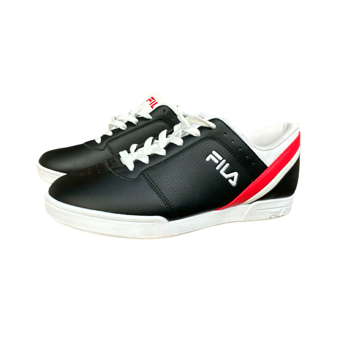 Tenis Fila Hombre Negro con Rojo