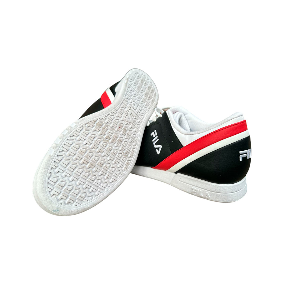 Tenis Fila Hombre Negro con Rojo