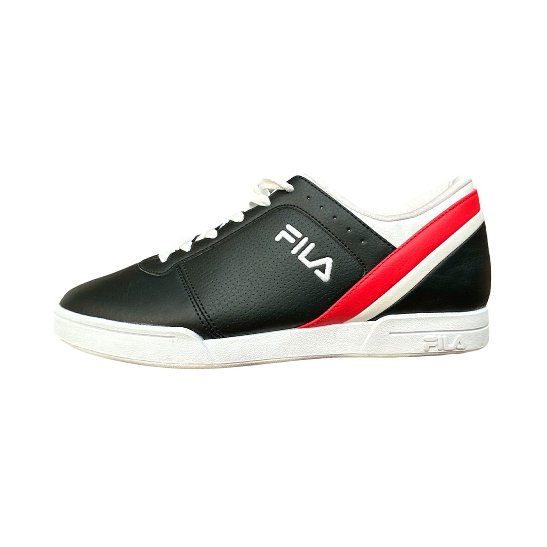 Tenis Fila Hombre Negro con Rojo