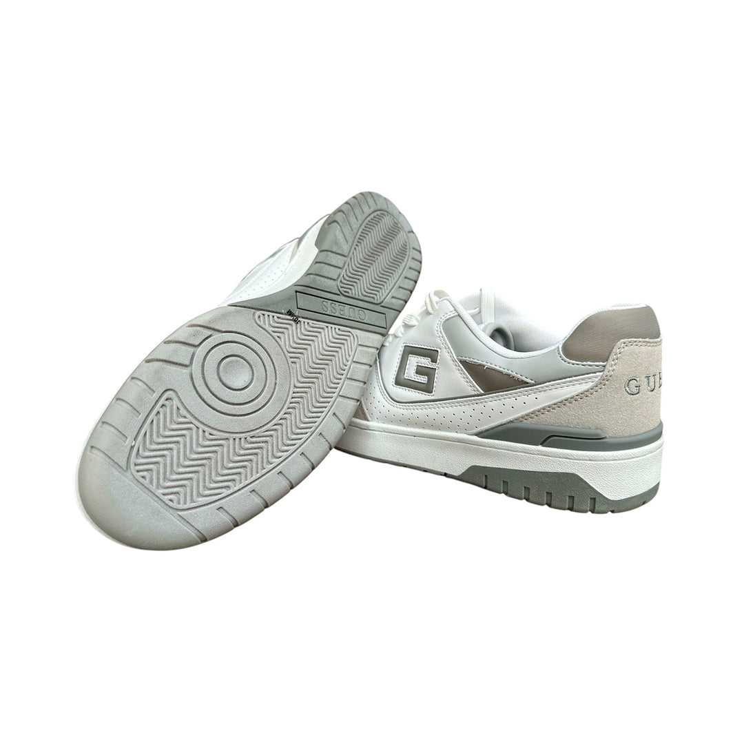 Tenis Guess Hombre Blanco con Gris