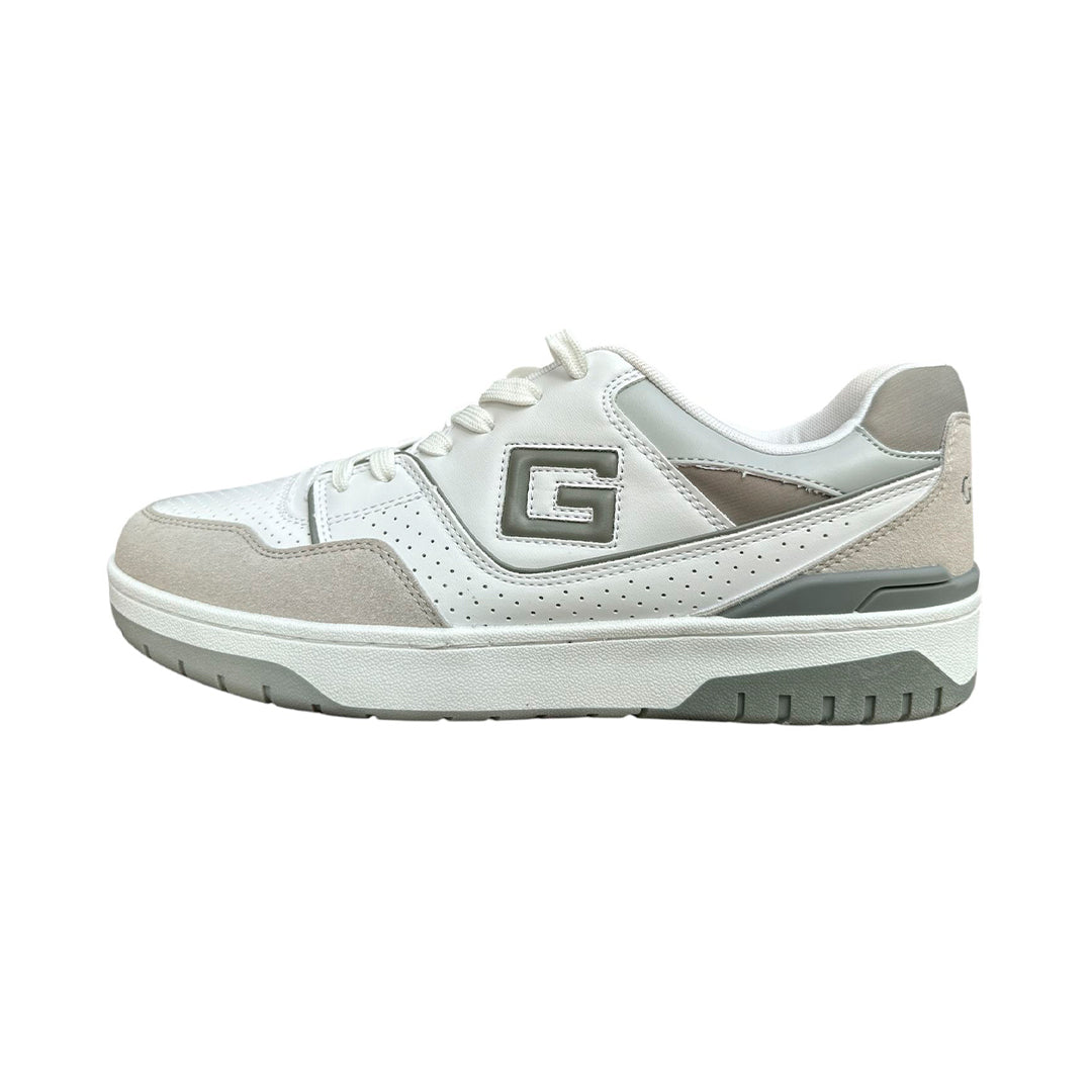 Tenis Guess Hombre Blanco con Gris