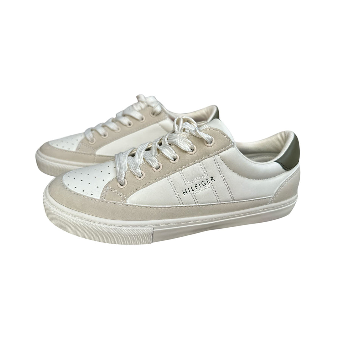 Tenis Tommy Hilfiger Mujer Blanco con Beige