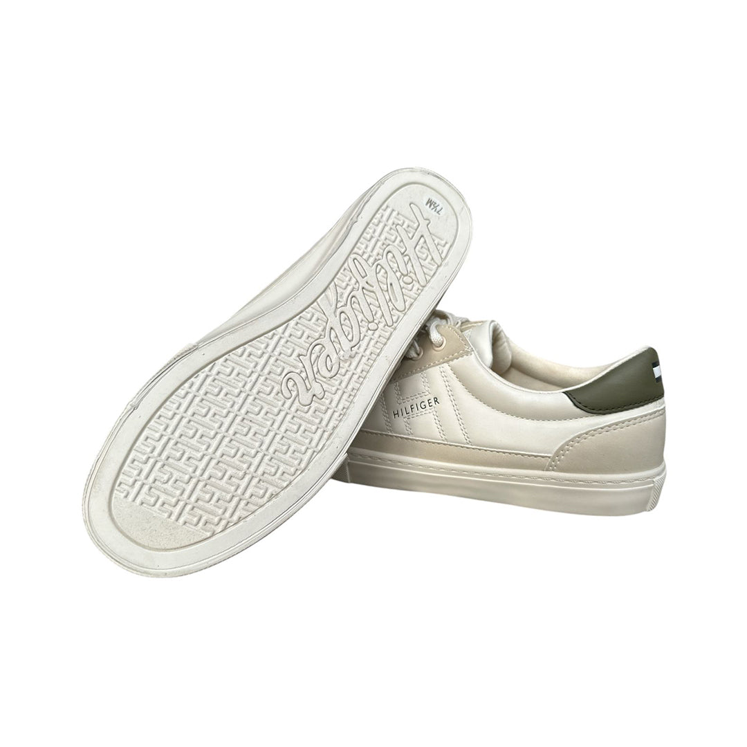 Tenis Tommy Hilfiger Mujer Blanco con Beige