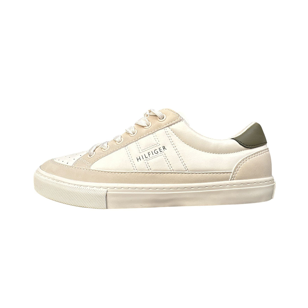 Tenis Tommy Hilfiger Mujer Blanco con Beige